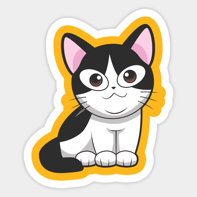 Cute Cat Sticker by Sgt_Ringo